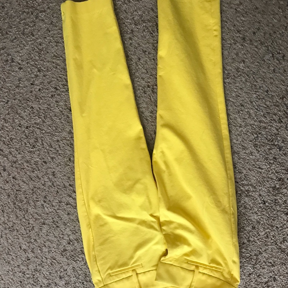 Yellow women’s slacks